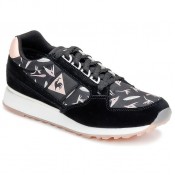 Le Coq Sportif Eclat Femme Bird Of Paradise Noir / Rose Chaussures Baskets Basses Original